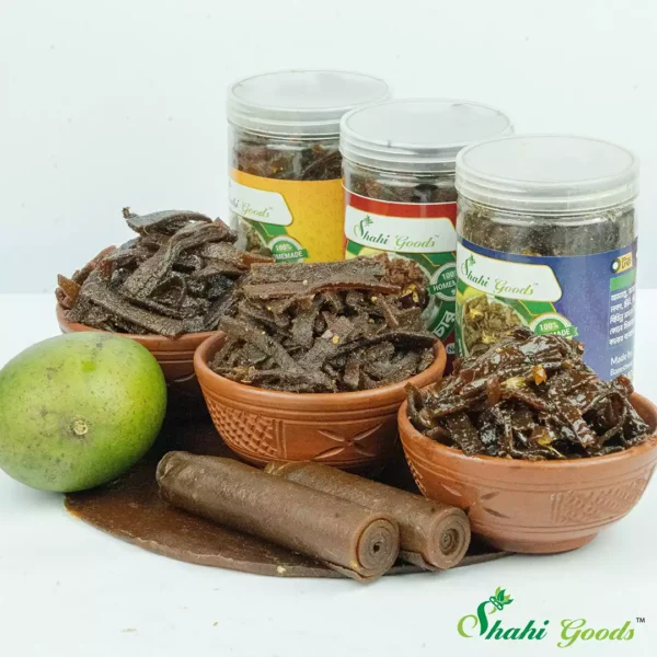 আমসত্ব আচার “কম্বো” ( তিন বয়াম ১.৫ কেজি)